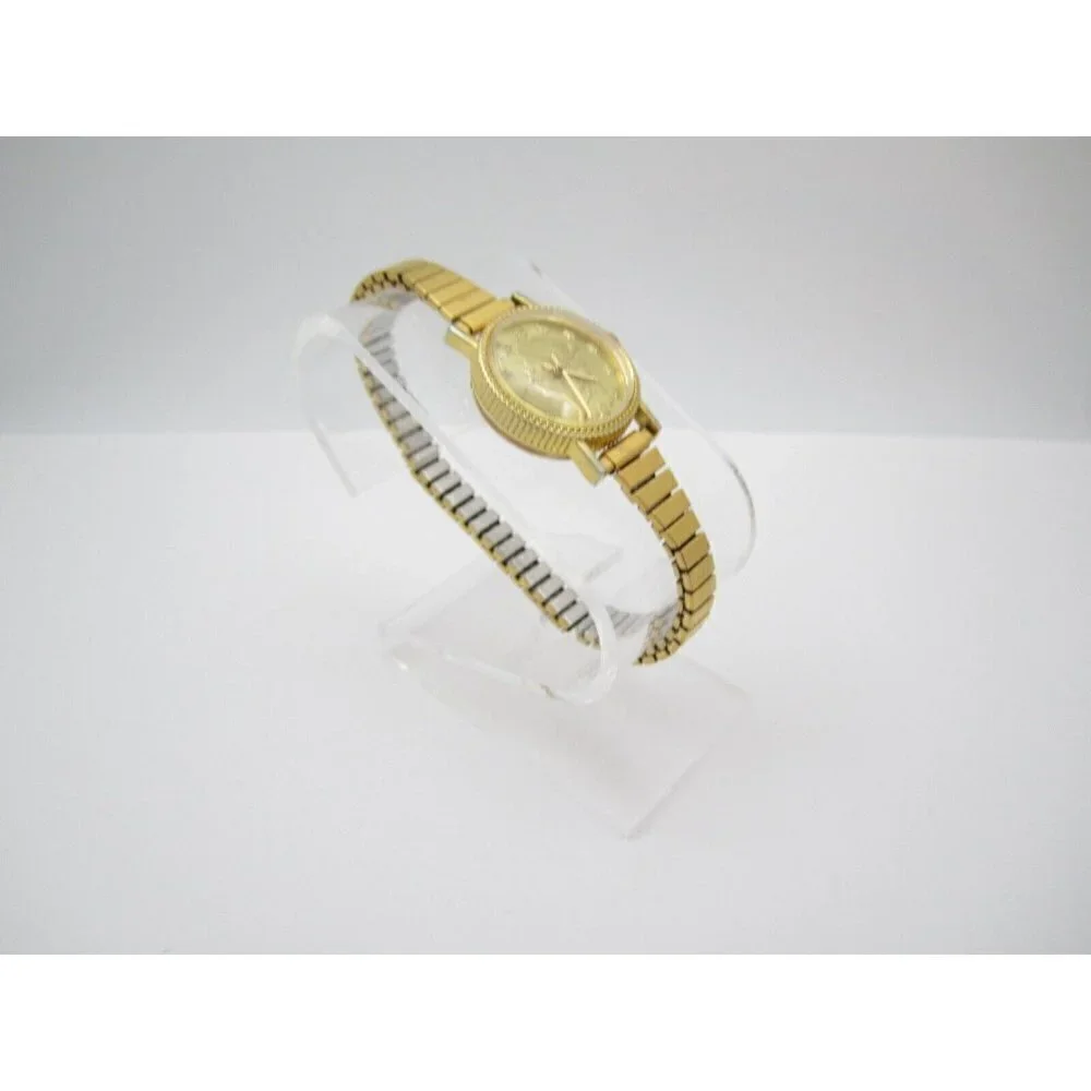 Vtg Women Liberty 1891 Hand Wind Analog 26mm Dial Causal Round Watch (G296)
